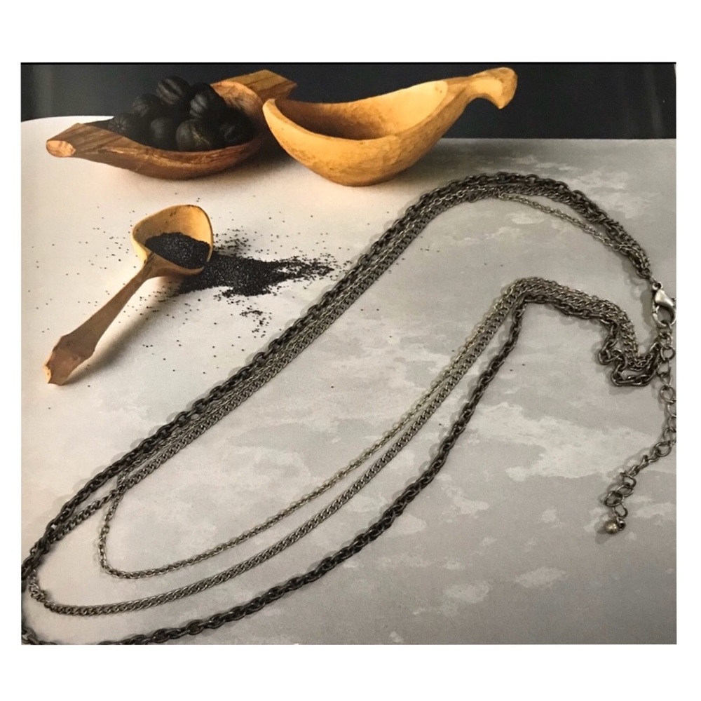 Triple strand necklace